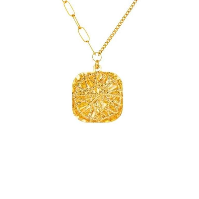 Rhinestone Pendant Alloy Necklace Product Image