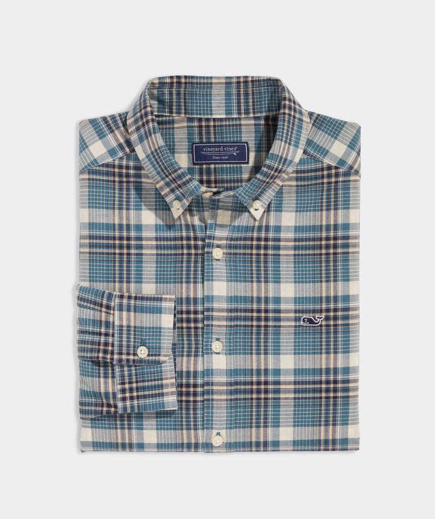 Cotton Madras Plaid Shirt Product Image