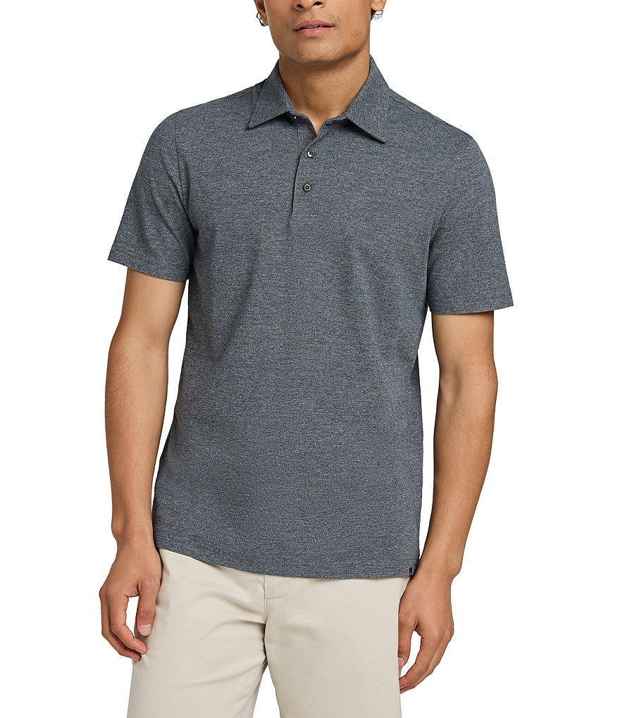 Faherty Movement Heather Short Sleeve Polo Shirt Product Image