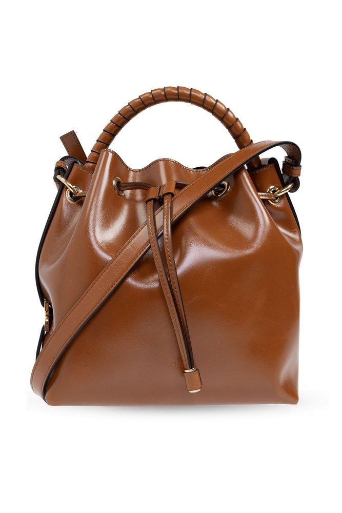 Marcie Bucket Bag In Brown Product Image