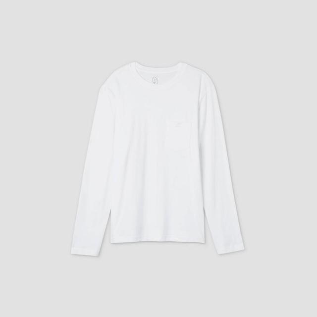 Mens Long Sleeve T-Shirt - Original Use White S Product Image