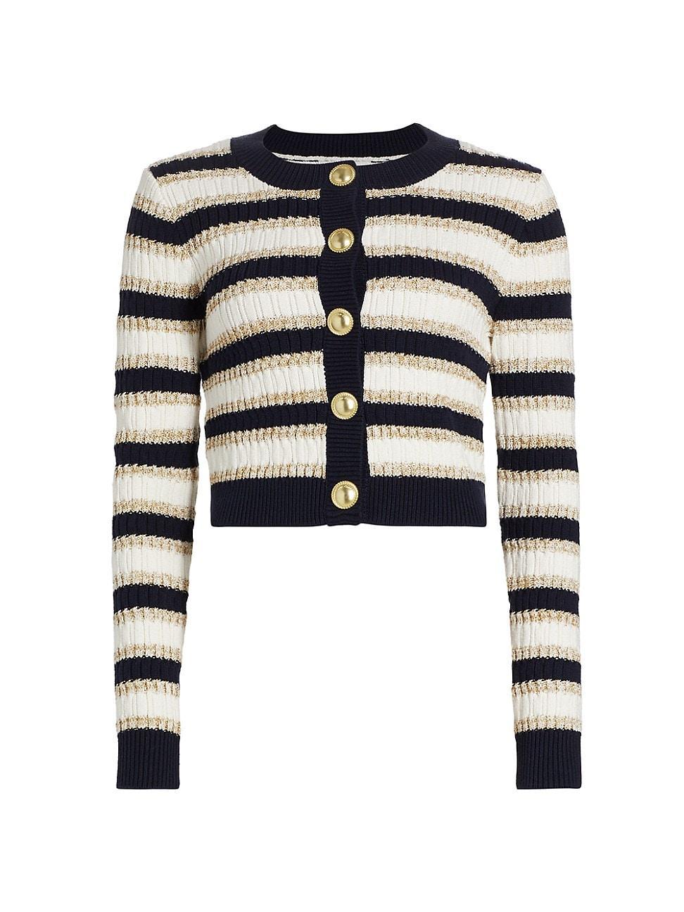 Womens Bettina Stripe Cardigan product image