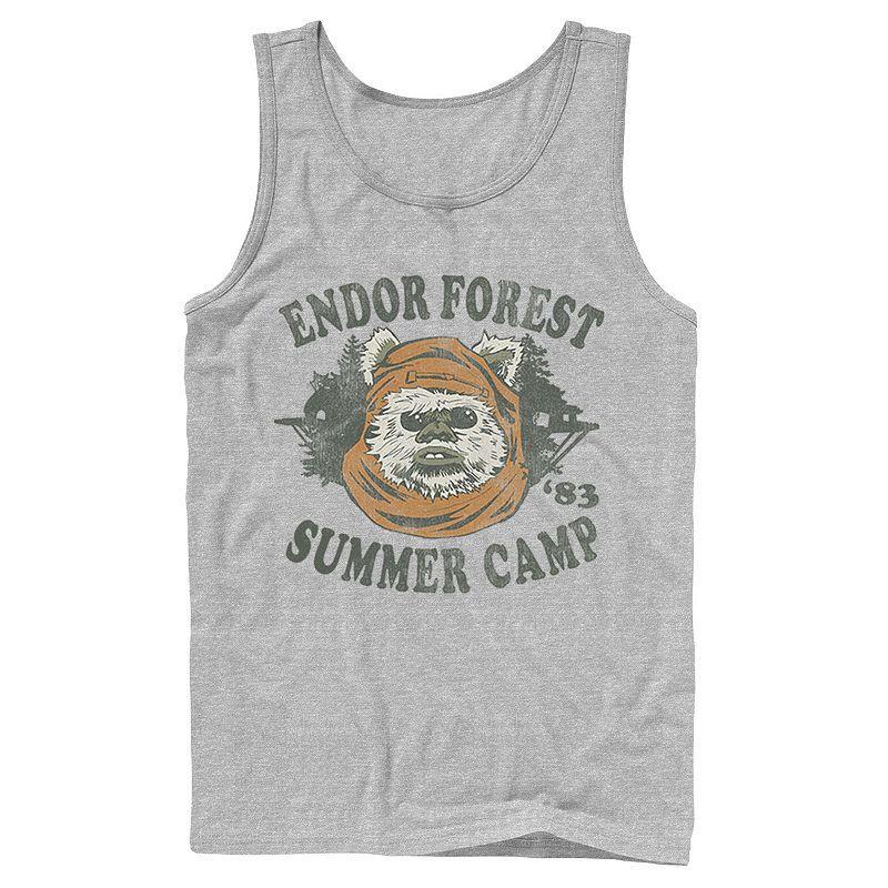 Mens Star Wars Endor Summer Camp Tank Top Athletic Grey Product Image