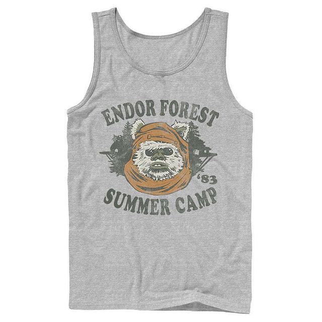 Mens Star Wars Endor Summer Camp Tank Top Athletic Grey Product Image