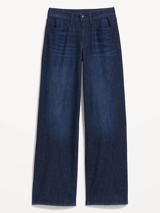 High-Waisted Wow Wide-Leg Jeans Product Image