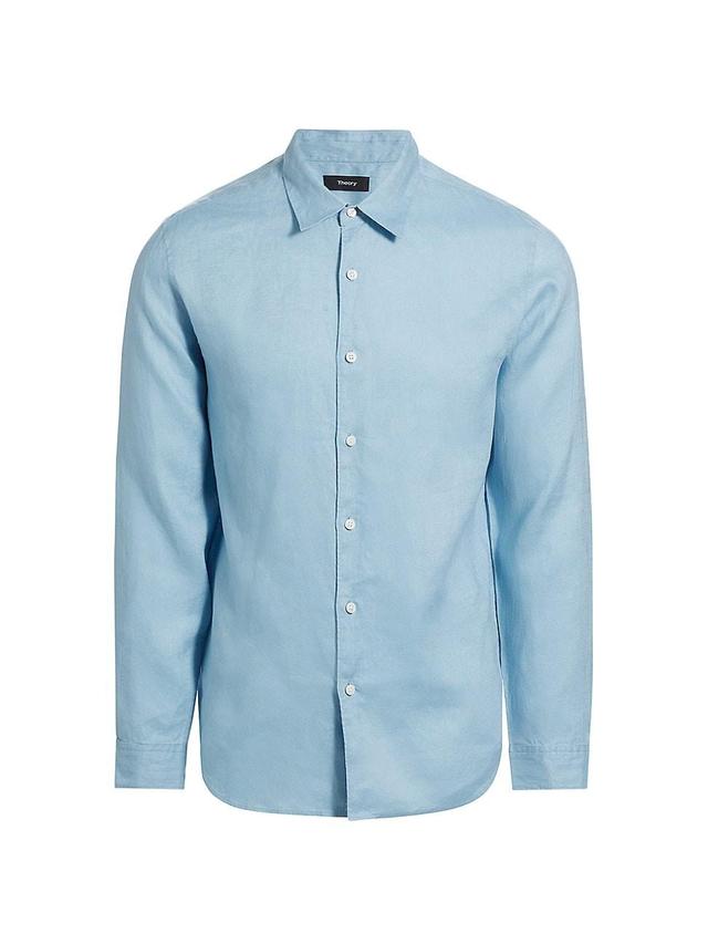 Mens Irving Long-Sleeve Linen Shirt Product Image