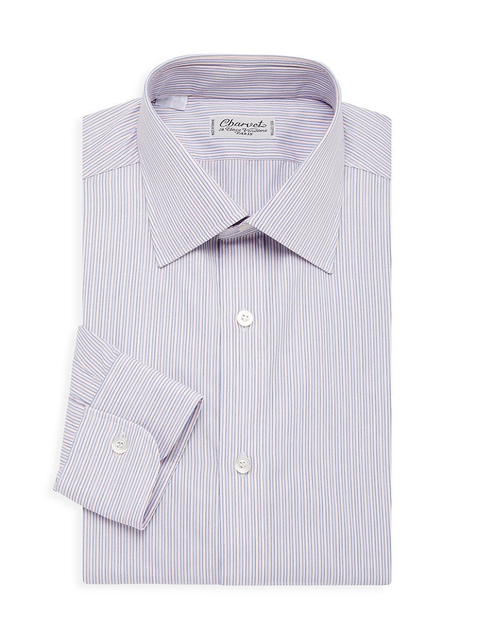 Mens Barrell Striped Dress Shirt Product Image