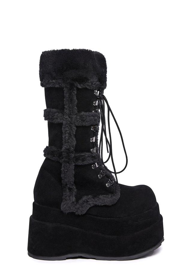 Full Of Fury Platform Boots Male Product Image