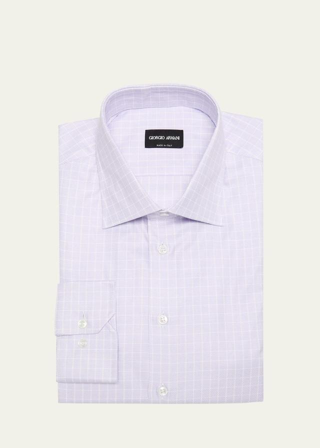 Mens Check Dress Shirt Product Image