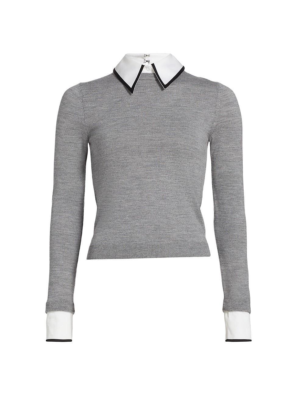 Womens Porla Collared Sweater Product Image