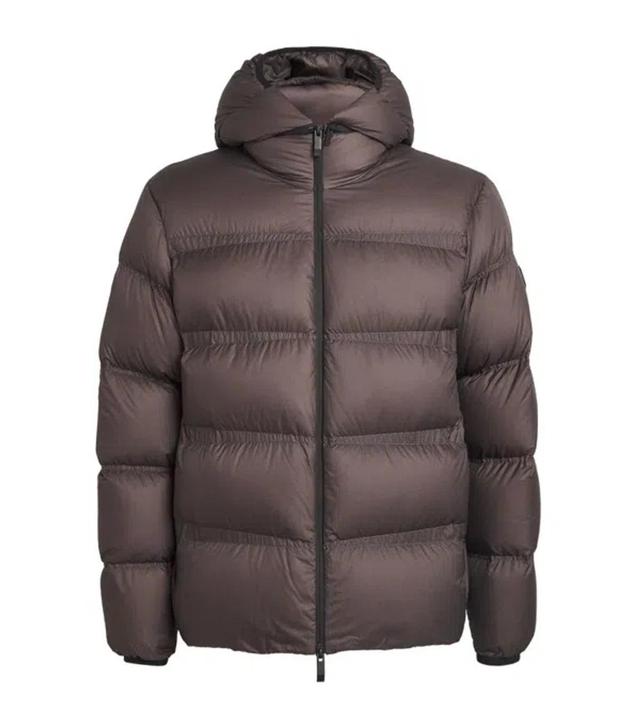 Down Masac Puffer Jacket In Brown Product Image