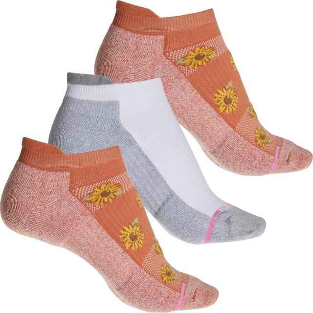 DR MOTION Sunflowers Everyday Compression Socks - 3-Pack, Ankle (For Women) Product Image