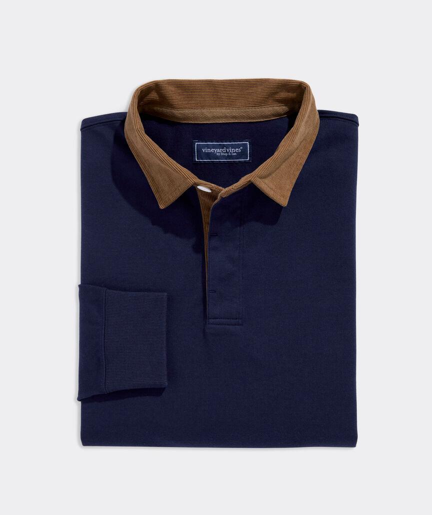 Corduroy Collar Rugby Shirt Product Image