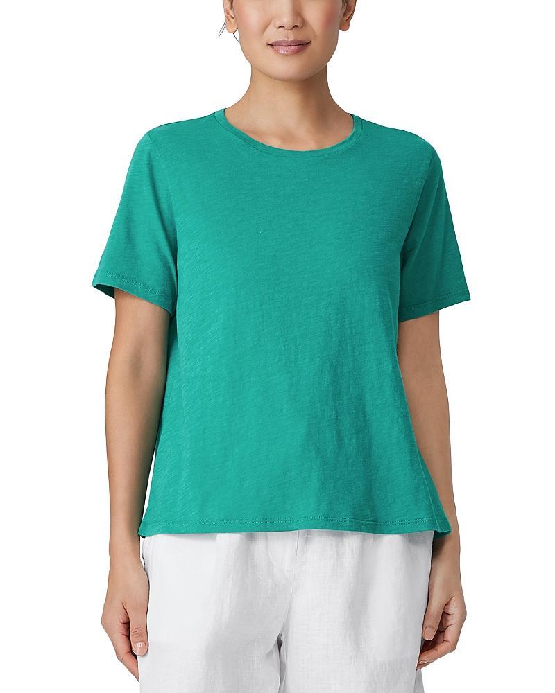 Eileen Fisher Crewneck Organic Cotton Top Product Image