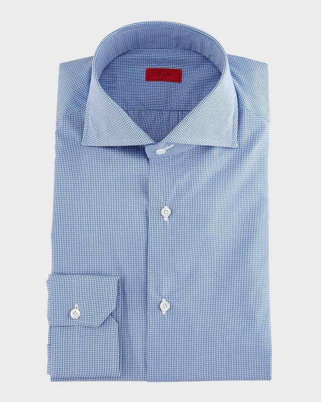 Mens Little Gingham Dress Shirt Product Image