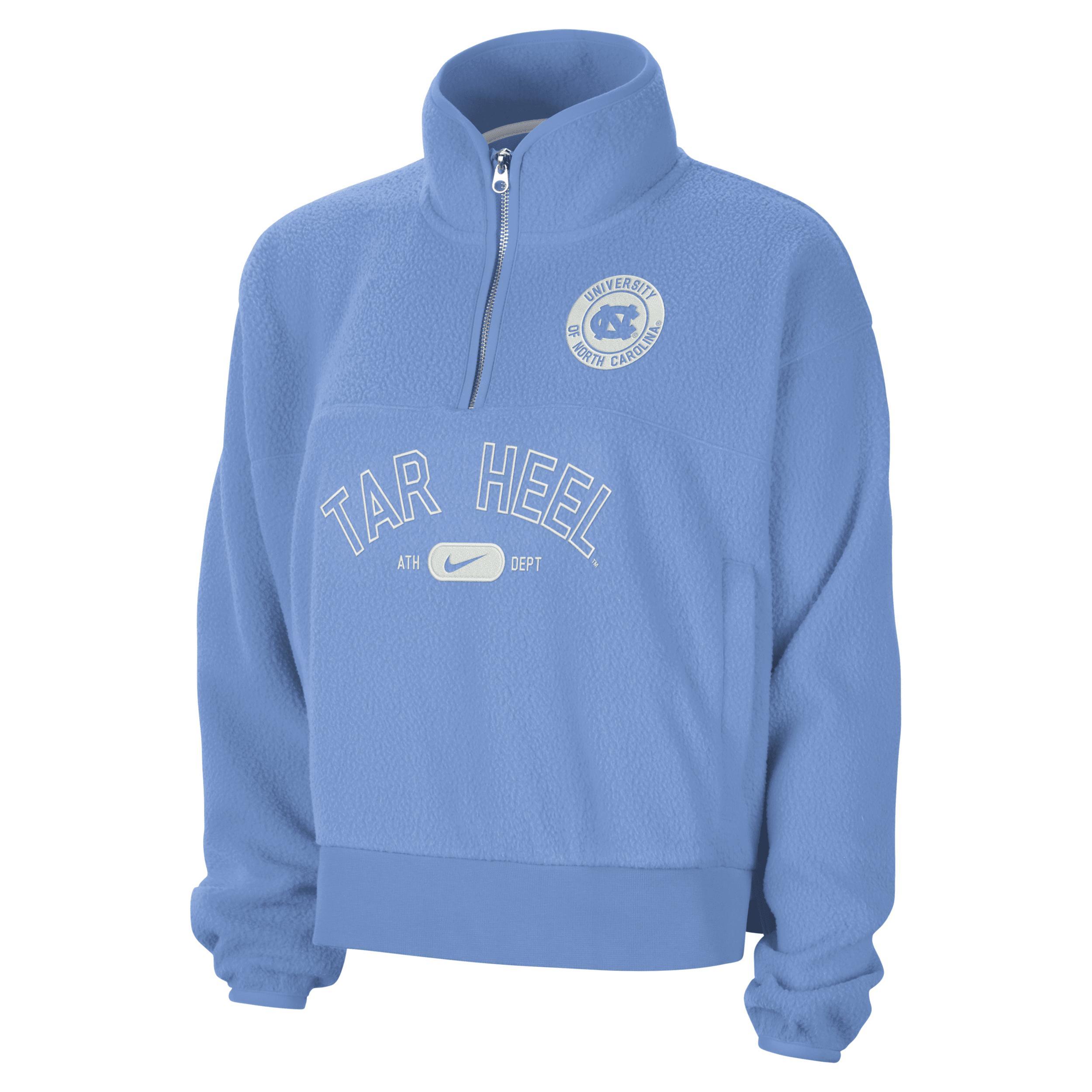 UNC Fly Nike Women's College 1/4-Zip Jacket Product Image