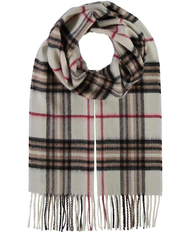 V. Fraas Mens Classic Plaid Cashmere Scarf Product Image