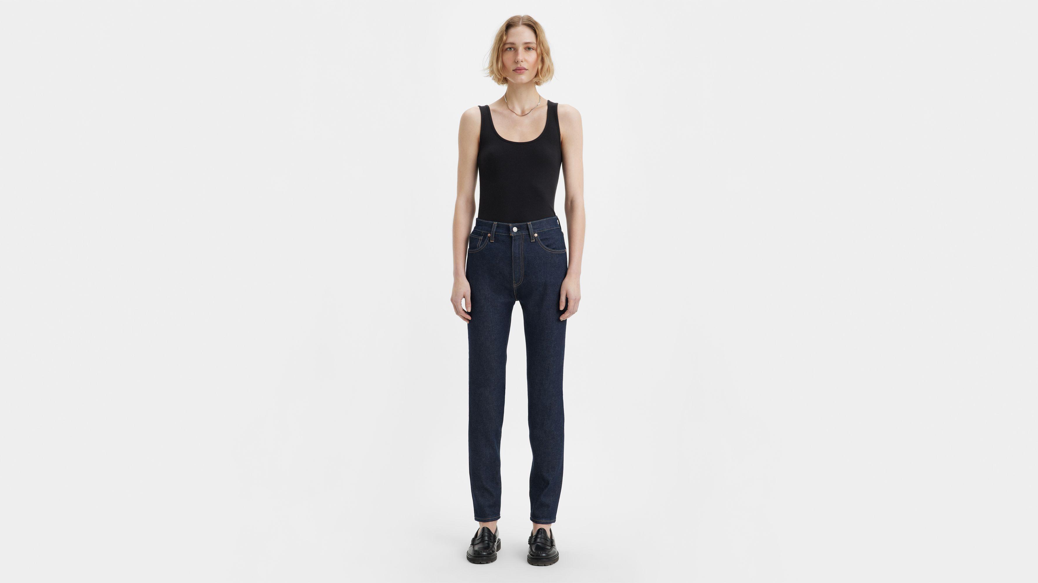 Japanese Selvedge High Rise Slim Women's Jeans Product Image