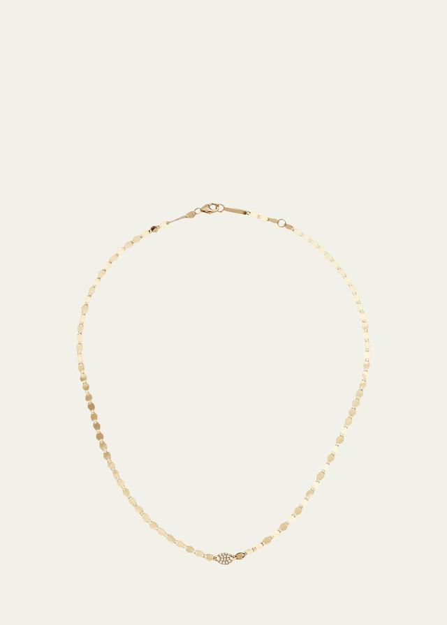 Lana Flawless Nude Diamond Link Chain Necklace Product Image