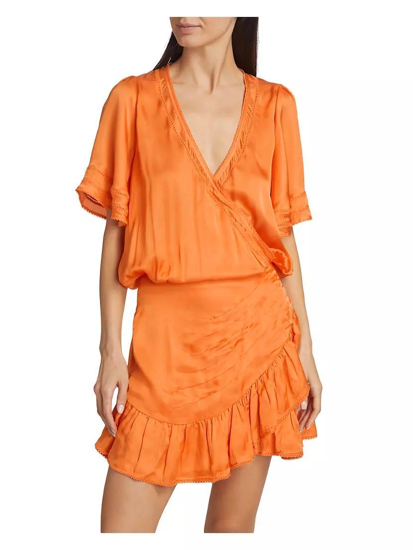 Mabelle Ruffled Short-Sleeve Minidress Product Image