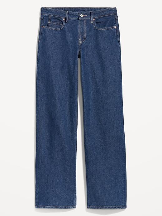 Mid-Rise Wide-Leg Jeans Product Image