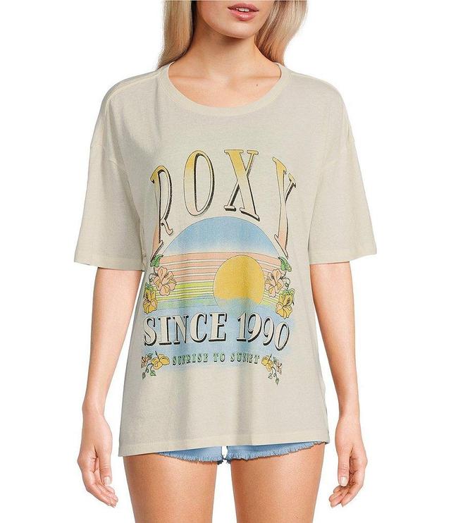 Roxy Sunrise To Sunset Oversized Graphic T-Shirt Product Image