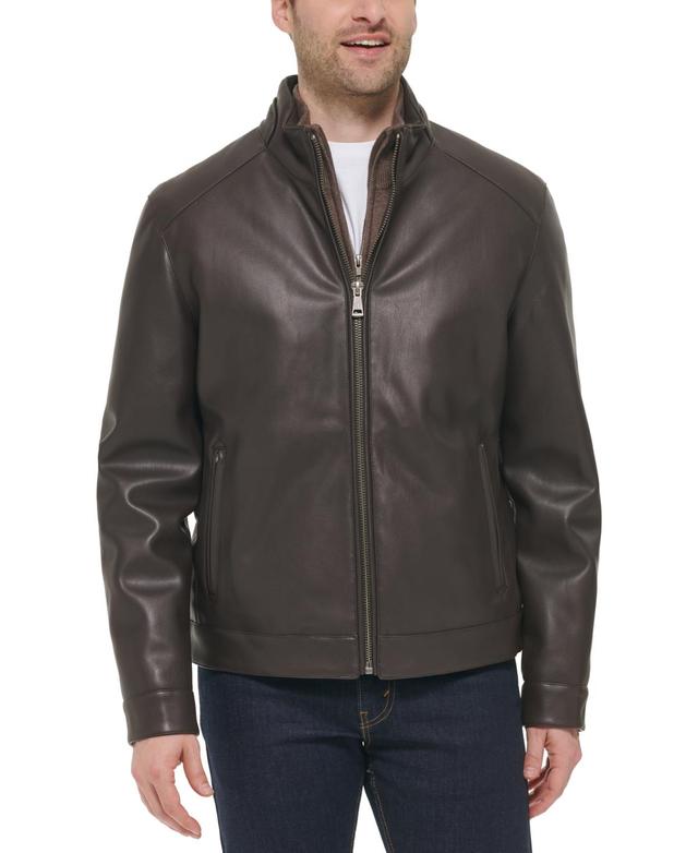 Cole Haan 26 Clean Moto Jacket Men's Clothing Product Image