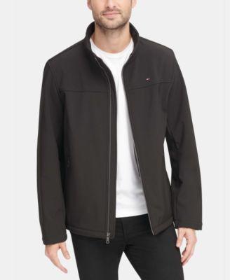 Tommy Hilfiger Mens Soft-Shell Classic Zip-Front Jacket Product Image