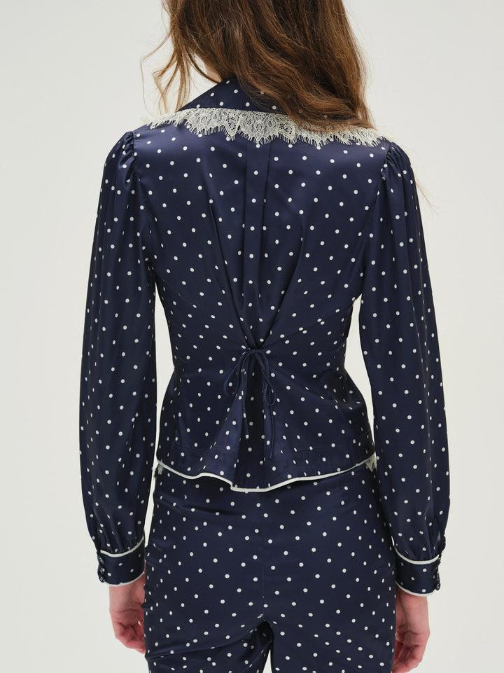 Ines Top — Blue Product Image