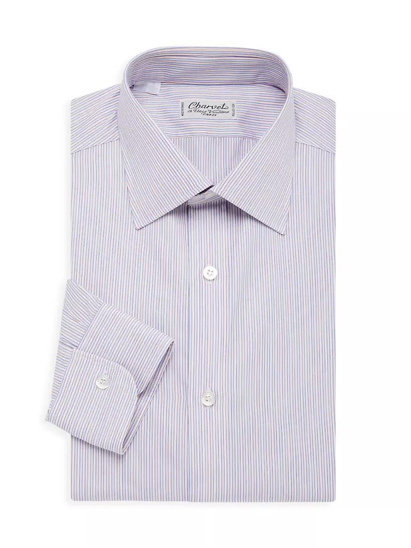 Barrell Striped Dress Shirt Product Image