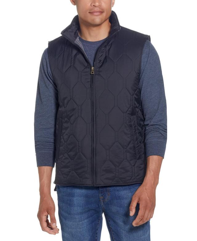 Weatherproof Vintage Mens Quilted Full-Zip Vest - Caramel Cafe Product Image