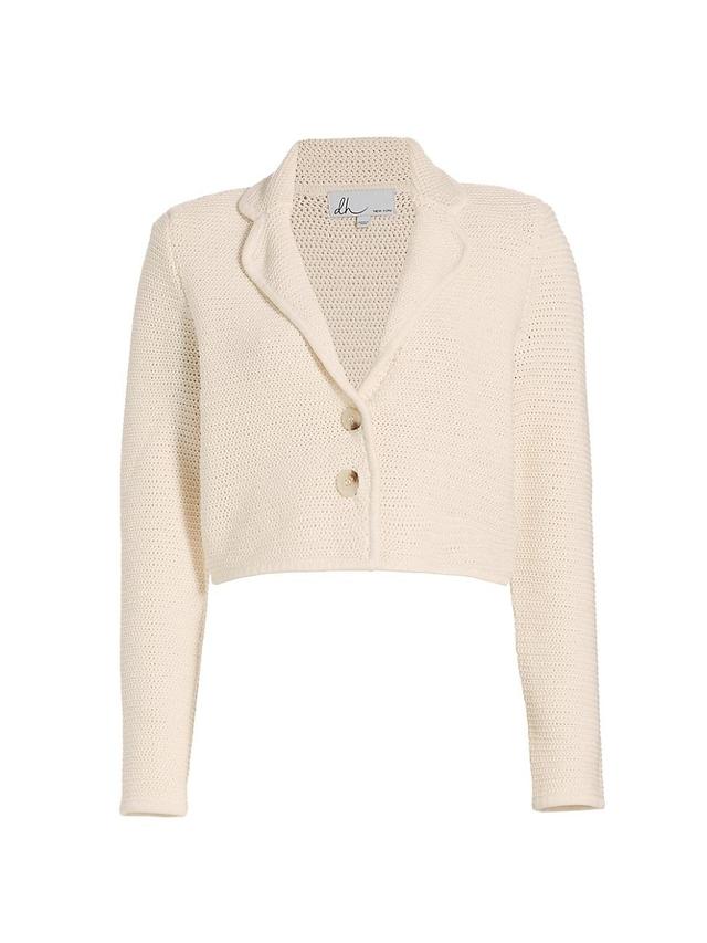 Womens Taylor Knit Crop Jacket Product Image