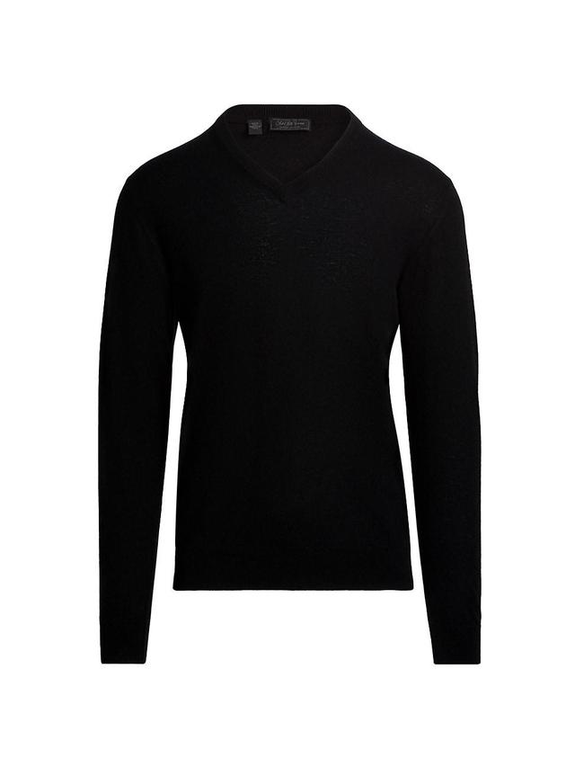 Mens COLLECTION Cashmere V-Neck Sweater Product Image