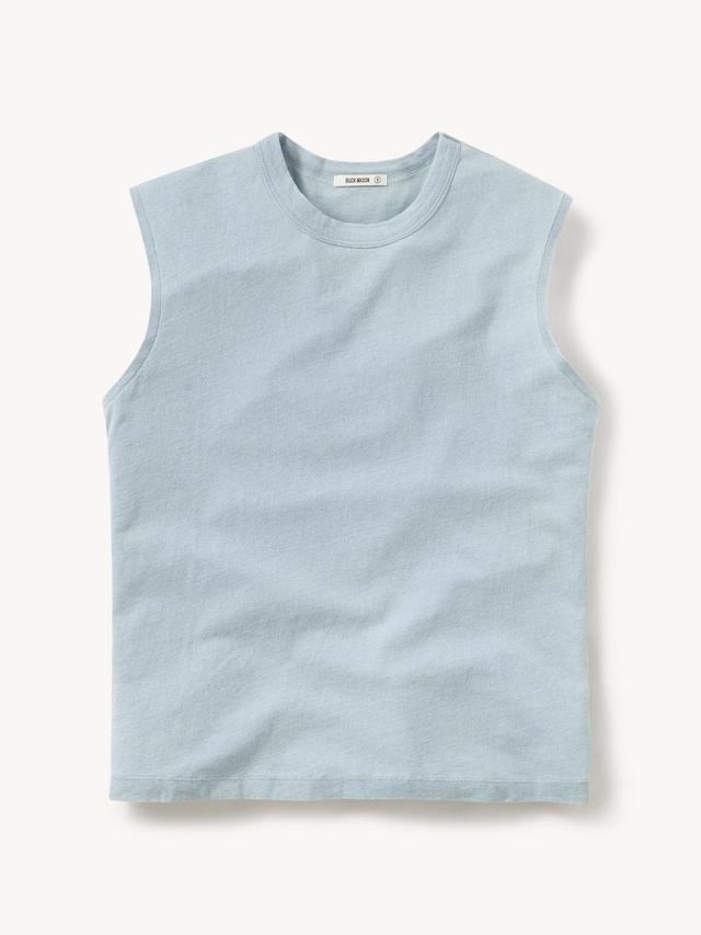 L016 Indigo Dipped Jersey Muscle Tank Product Image