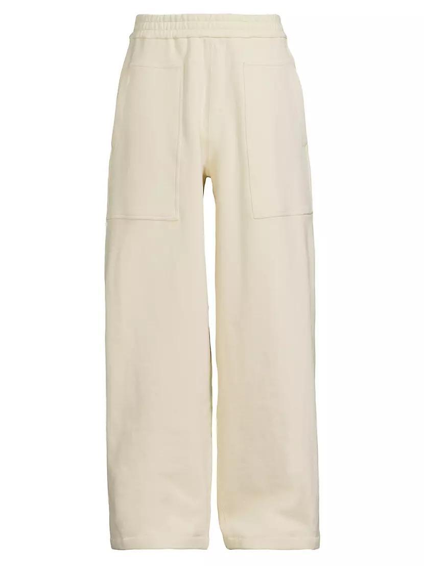 Straight-Leg Cotton Sweatpants Product Image