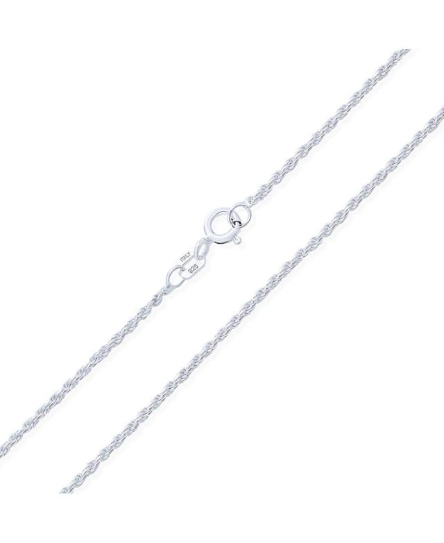 Bling Jewelry Rope Link Chain 2 Mm 30 Gauge For Women Necklace Sterling Silver 20 Inch Product Image