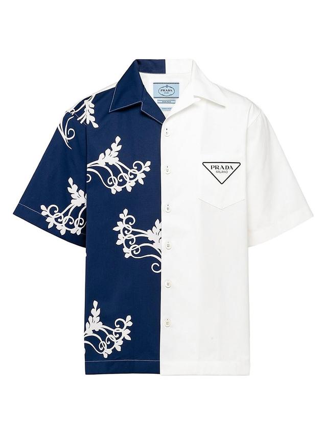 Mens Double Match Cotton Shirt Product Image