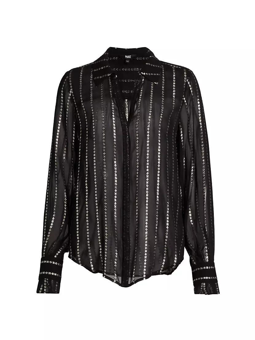 Sosa Shimmering Stripe Blouse Product Image