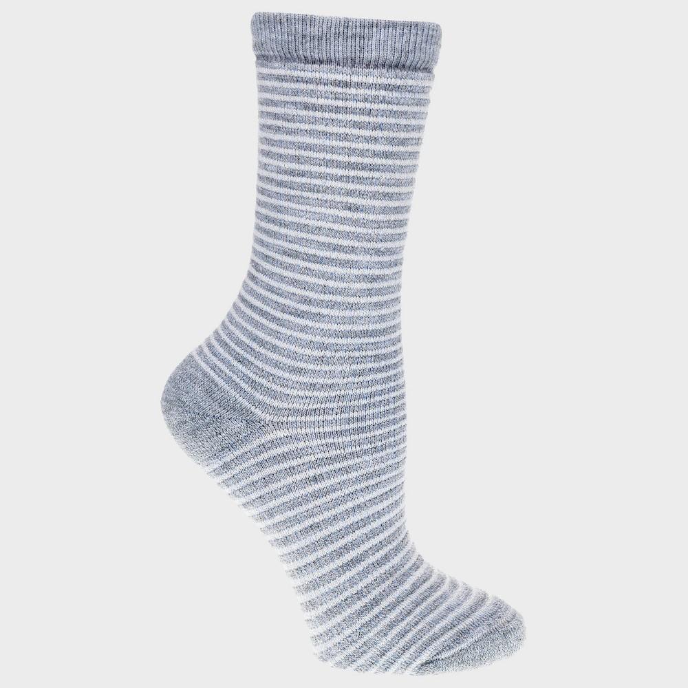 Alaska Knits Womens Striped Thermal Wool Blend Midweight Boot Socks 4-10 Product Image