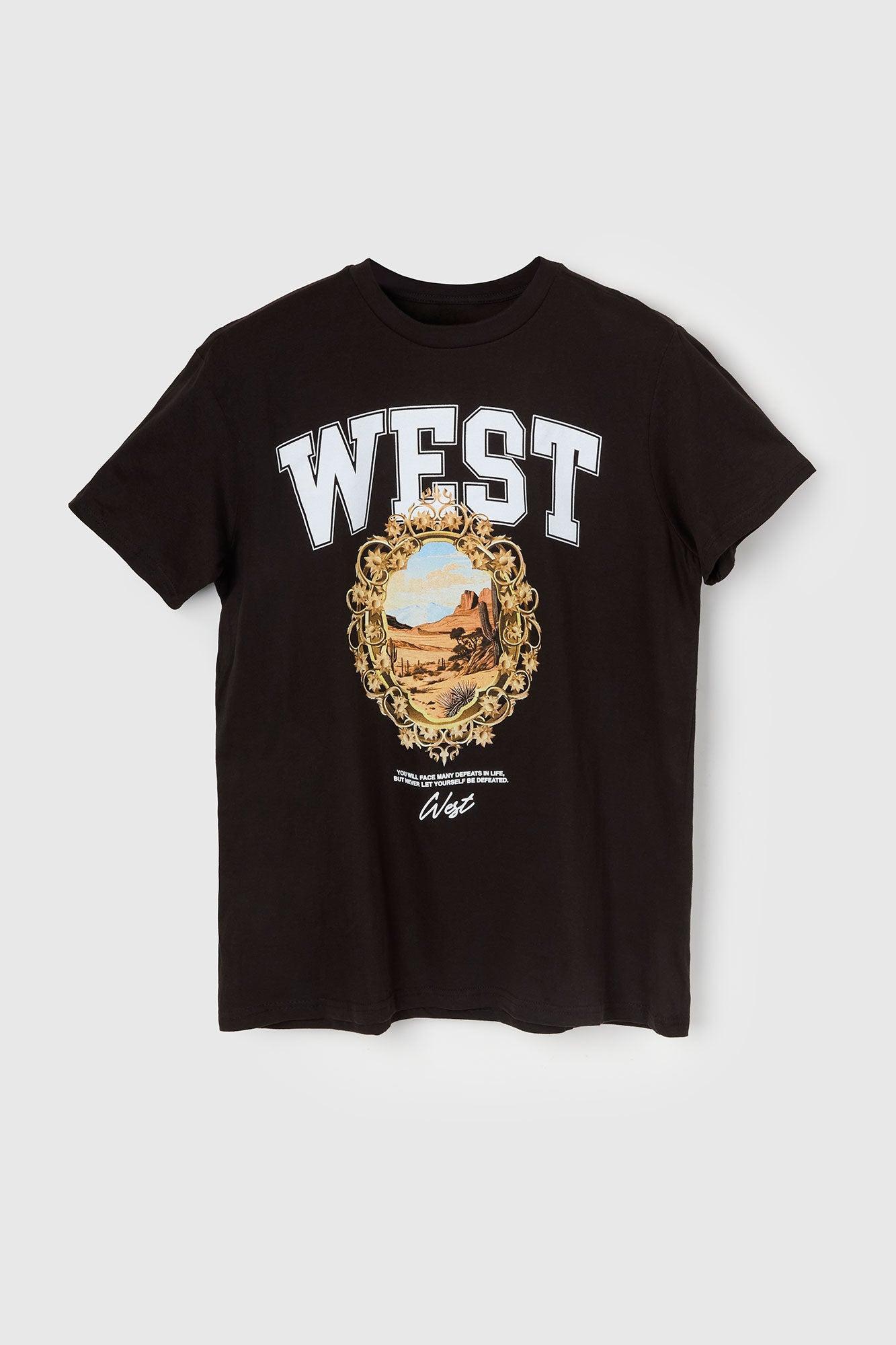 West Graphic T-Shirt Male Product Image