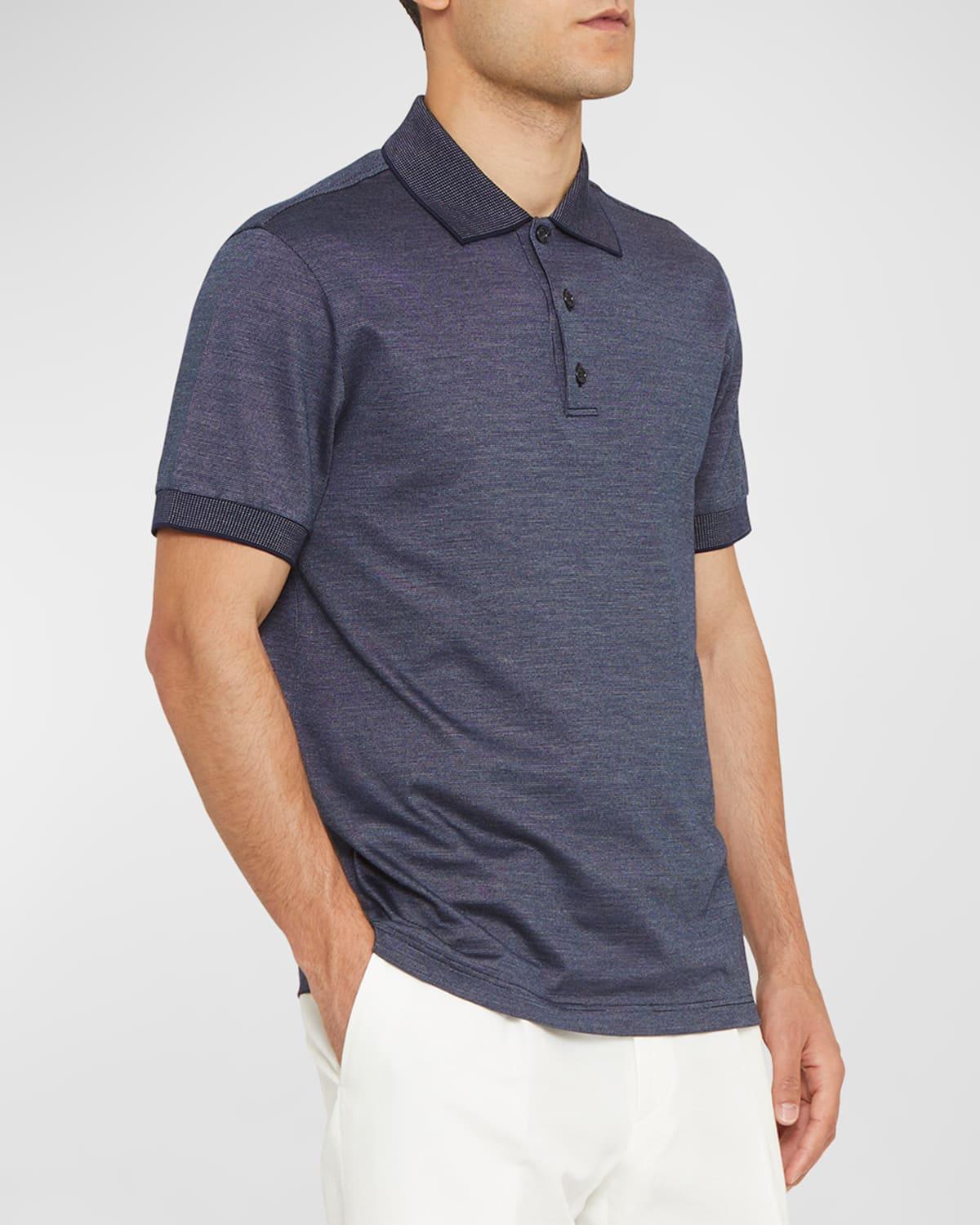 Mens Cotton Polo Shirt Product Image