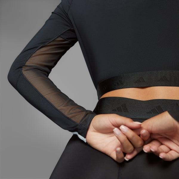 Hyperglam Training Cropped Long Sleeve Tee Product Image