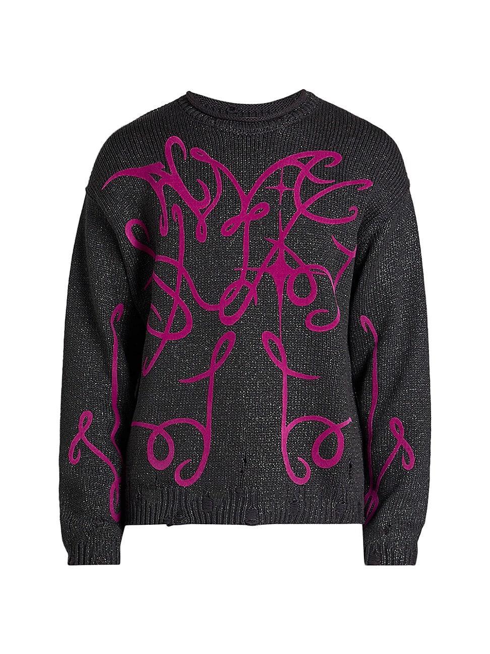 Mens Kawii Cyber Logo Cotton-Blend Sweater product image