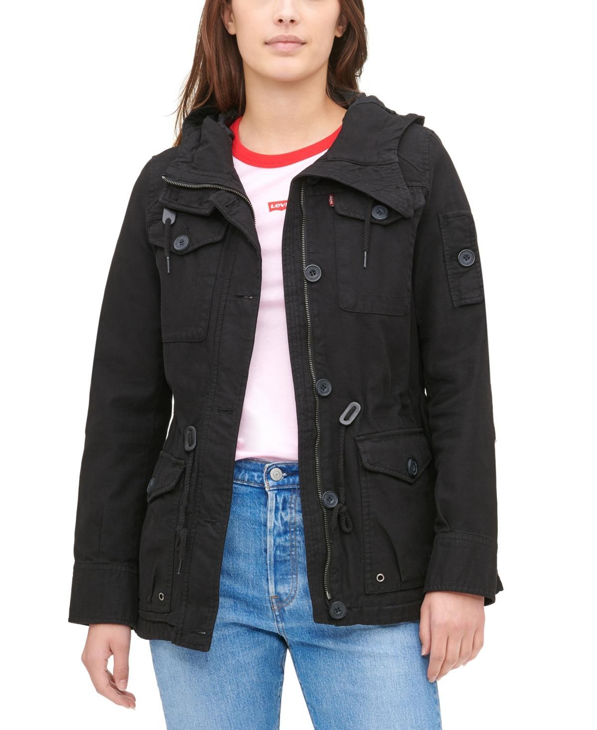 Levis Womens Hooded Military Jacket Product Image