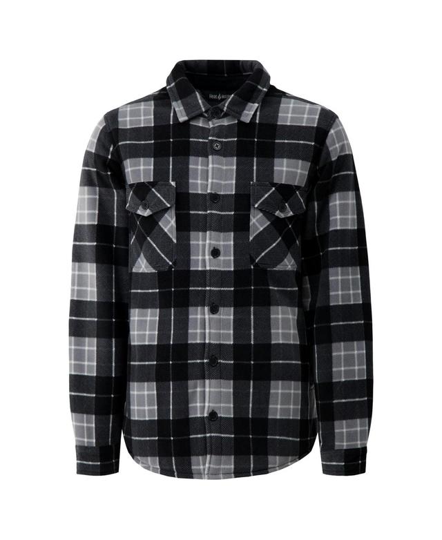 Heat Holders Mens Jax Long Sleeve Plaid Shirt Jacket Product Image