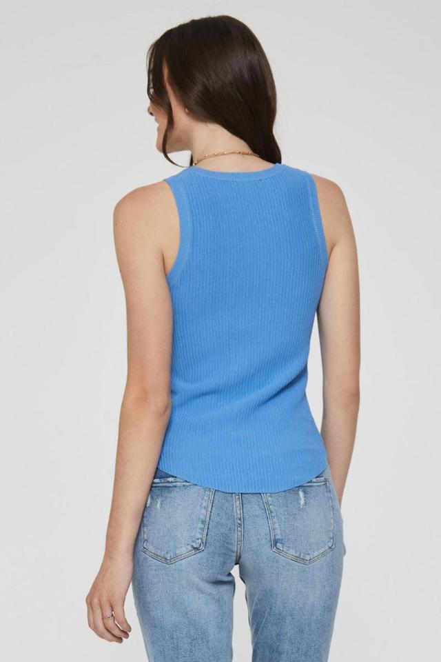 Cora High Neck Ribbed Tank Product Image