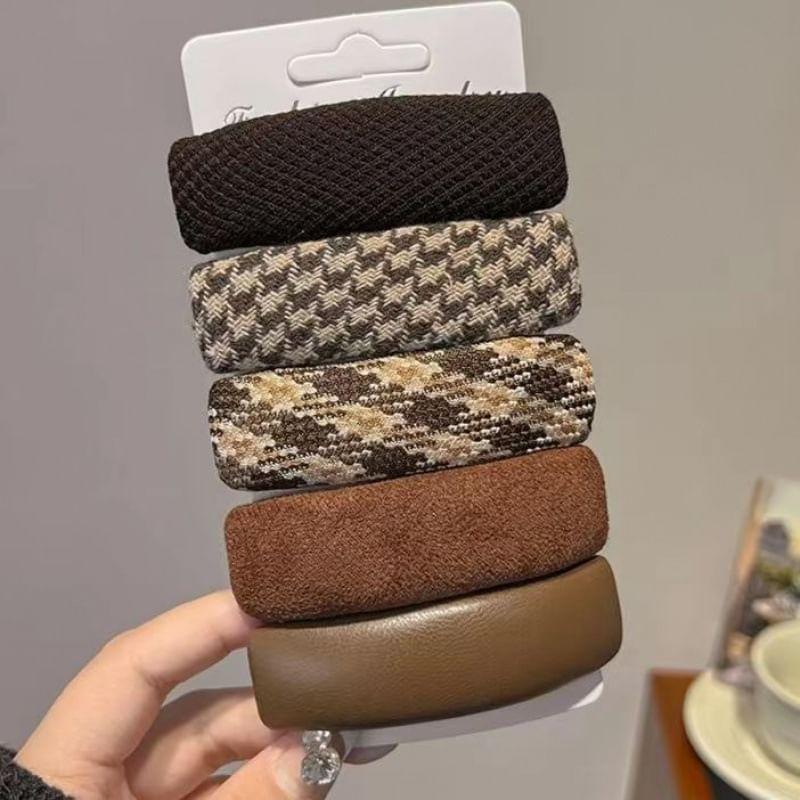 Plain/Plaid Hair Clip Product Image