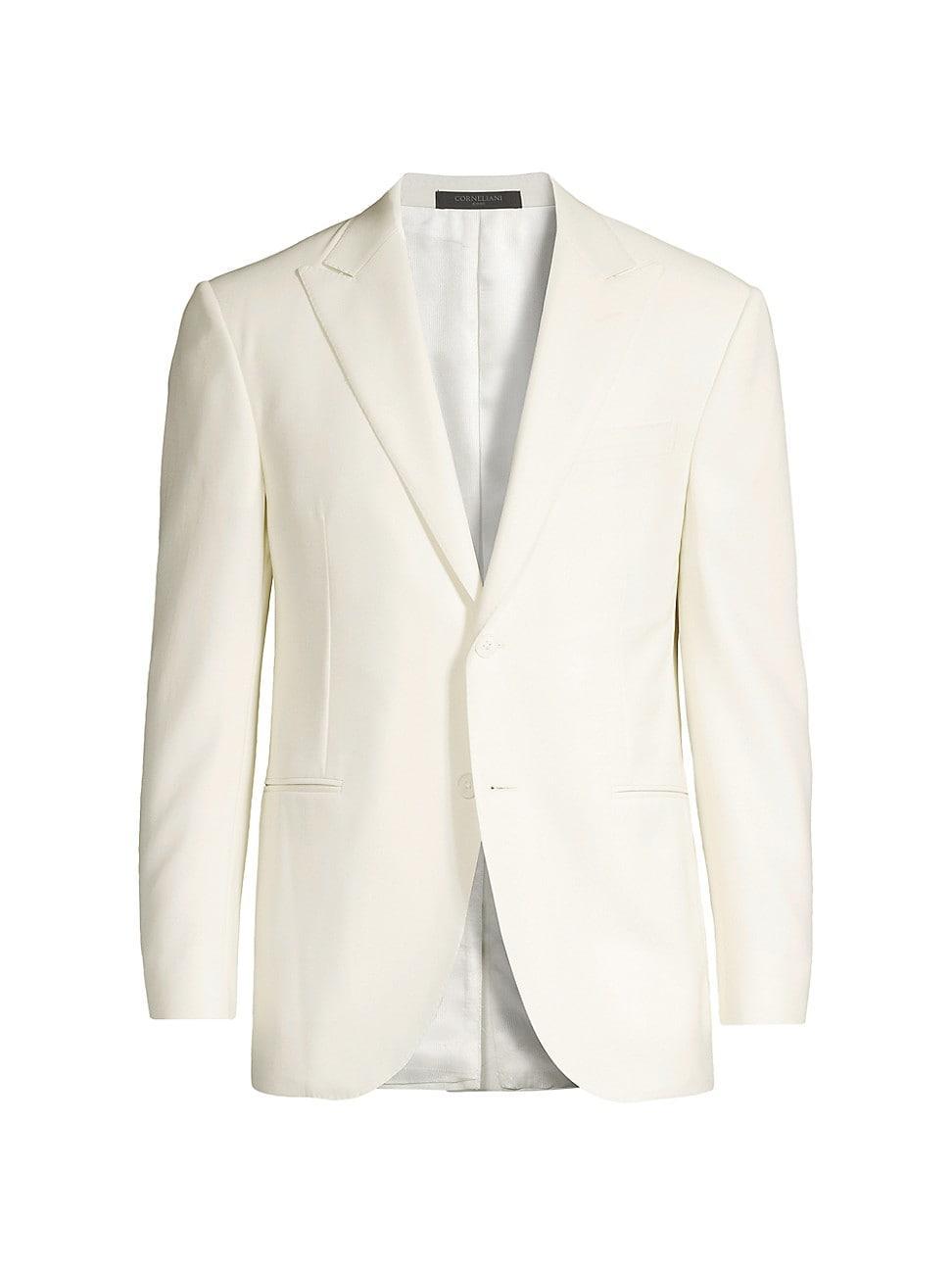 Mens Wool Peak-Lapel Dinner Jacket Product Image