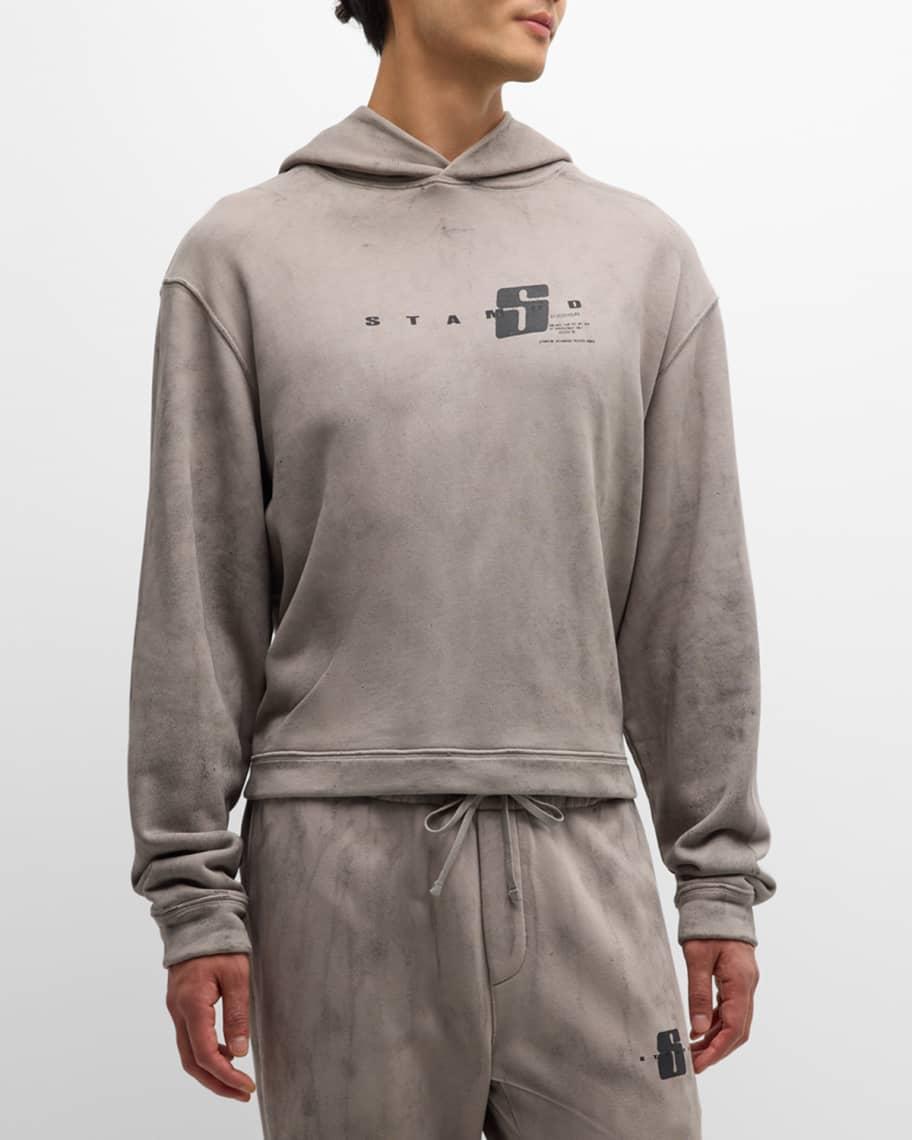 Men's Transit Splatter Cropped Hoodie Product Image