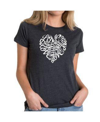 Women's Premium Word Art T-Shirt - Love Product Image